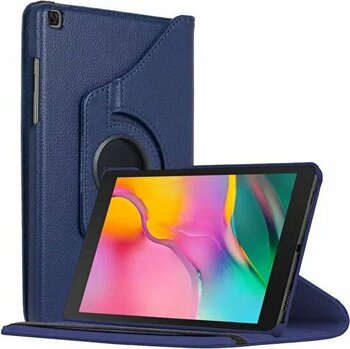 Microsonic 360 Rotating Stand Lacivert Samsung Galaxy Tab A 8" 2019 T290 Uyumlu Tablet Kılıfı