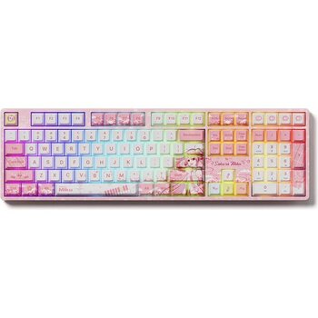 Akko Sakura Miku 5108B Plus Rgb Kablosuz Hotswap Mekanik Gaming Klavye - Pembe