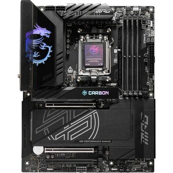 Msı Mpg X870E Carbon Wıfı Am5 Ddr5 8400MHZ(OC) Usb4 4x M.2 HDMI 5g Lan 2.5g Lan Wıfı 7 Rgb Atx
