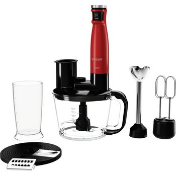Arçelik Rhb 6050 K 1500 W Çoklu Set Blender Doğrama Fonksiyonu ve 900 ml Kapasite ile - Kırmızı