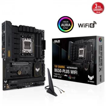 Asus Tuf Gaming B650-Plus Wi-Fi Amd Am5 Ddr5 Atx Anakart