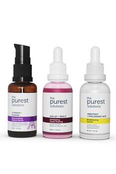 The Purest Solutions Kalıcı Lekeler Odaklı Cilt Onarıcı & Yenileyici Yüksek Etkili Leke Karşıtı Serum Seti