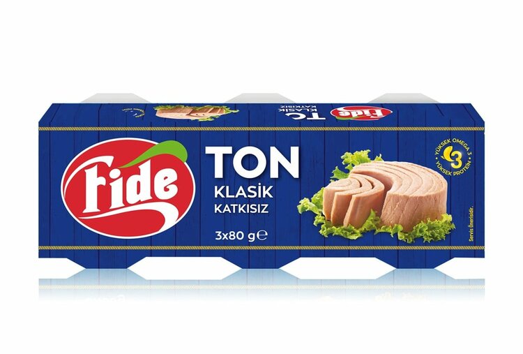 Fide Klasik Ton Balığı 3'lü 80 gr