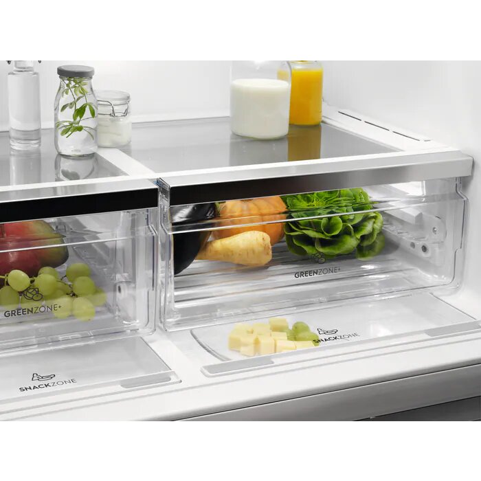 Electrolux LLI9VF54X0 Gümüş gövde ve parmak izi tutmayan paslanmaz çelik kapı Buzdolabı