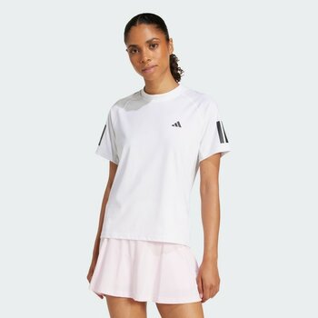 Adidas Performance JN7094 Club 3-Stripes Tennis Climacool Tee - Beyaz - XS