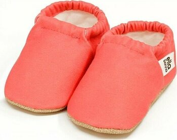 Ella Bonna Desenli Bebek Patiği, Kaydırmaz Taban, Ev Kreş Ayakkabısı Panduf, Pembe - 20