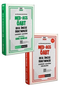 Pegem Akademi Yayıncılık Pegem 2026 ÖABT MEB-AGS Okul Öncesi Öğretmenliği Konu Anlatımlı + Soru Bankası 2 li Set Pegem Akadem