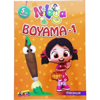 Keskin Color Niloya Ile Boyama 1 5-7 Yaş Niloya Tema Boyama Kitabı