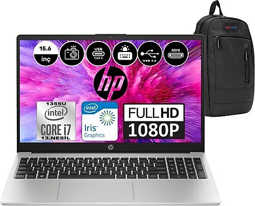 HP 250 G10 8A542EAP04 15.6 inç Intel Core i7 1355U 8 GB 2 TB SSD Intel Graphics Windows 11 Professional