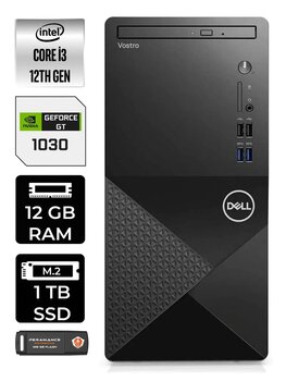 Dell Vostro I3 12100 12gb Ram 1tb Ssd Gt1030/4gb Fdos N3563vdt3910emea Masaüstü Pc & Per4 Bellek