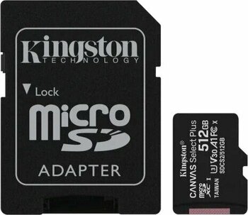 Kingston 512 GB Canvas Select Plus MicroSD Hafıza Kartı