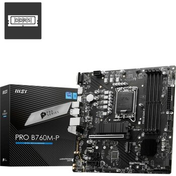 pro b760m-p ıntel b760 soket 1700 ddr5 6800(oc)mhz matx gaming (oyuncu) anakart