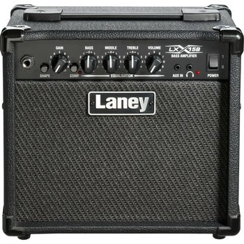 Laney LX15B Bas Gitar Amfisi | 15W Güç, 2x5 Inç Hoparlör, 3 Bant Eq, Kompresör ve Drive Özelliği