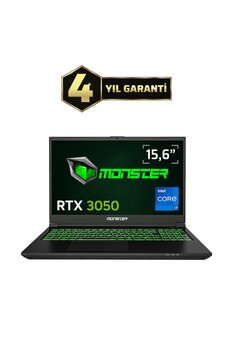 Monster Abra A5 V21.7.6 Intel Core I7 13700h 8 Gb 500gb Ssd Rtx 3050 Freedos 15,6" 144 Hz Oyun Bilgisayarı