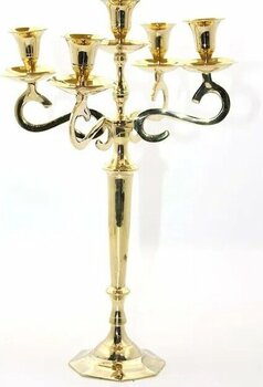 Pirinç 5'li Şamdan