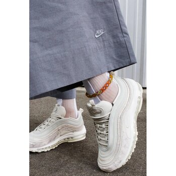 Nike Air Max 97 Reflector Leather Sneaker Hakiki Deri Reflektörlü Günlük Spor Ayakkabı Gri 39