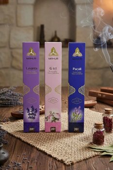 NEON PLUS Tütsü Seti - 3 Farklı Aroma 60 Adet Tütsü & Oda Kokusu