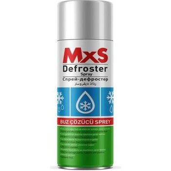 Hsgl Mxs Buz Çözücü Sprey – 400 ml  Cam, Kilit ve Aynalar Için Hızlı Etki – Don Önleyici Formül - Gri - Siyah