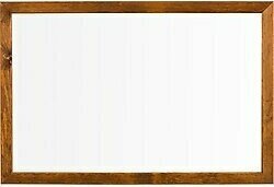 Penguen 50x70cm Doğal Ahşap Çerçeve Duvara Monte Beyaz Laminat Yazı Tahtası