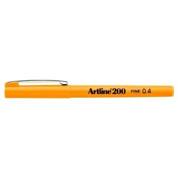 Artline 200 Fineliner 0.4 mm Sarı Yazı ve Çizim Kalemi