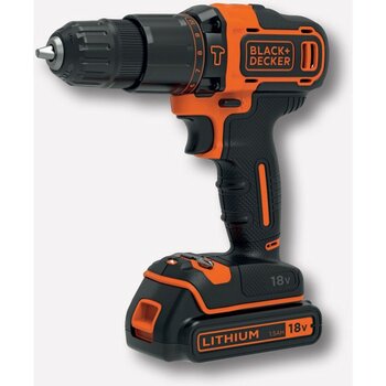 Black & Decker BDCHD18KB 18V Li-Ion Çift Akülü 2 Vites Darbeli Matkap
