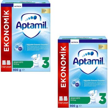 Aptamil Pronutra 3 Devam Sütü 900 gr 2 Adet