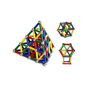 Biyomak® Magnastix 74 Parça Manyetik LEGO Seti