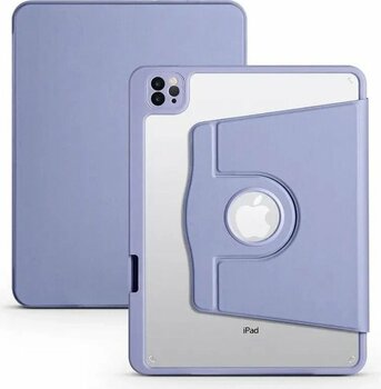 Teleplus Apple Ipad 10.9 2022 10. Nesil Termik Dönerli Standlı Arkası Buzlu Kapak Kılıf