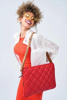 MORCA Kapitone 15.6 & 16 Inç Kırmızı Laptop Kılıfı