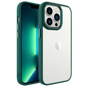Gpack Apple Iphone 14 Pro Max Kılıf Kamera Çıkıntılı Nikelaj Hassas Tuşlu Arkası Cam