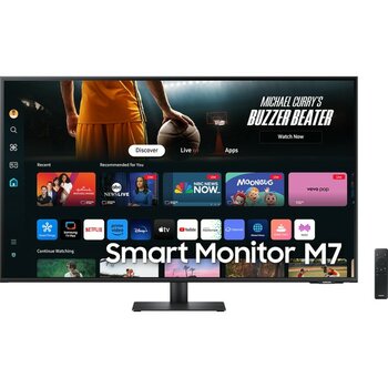 Samsung 43" 4ms (Gtg) 60Hz (Usb-C,hdmı,usb-A) M7 M70D HDR10 Va Panel 4K UHD Akıllı Monitör - LS43DM702UUXUF