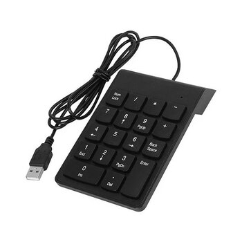 Boblov Kablolu Numerik Keypad 18 Tuşlu Sayısal Klavye Numpad