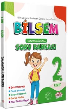 2. Sınıf Bilsem Tamamı Çözümlü Soru Bankası Editör Yayınları