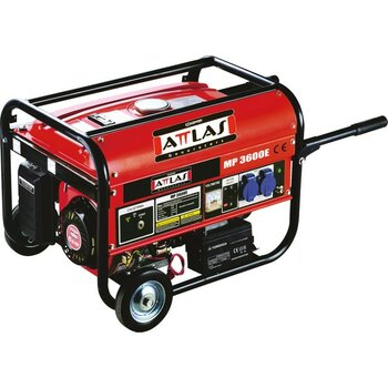 Attlas MP 3600 E Benzinli Monofaze Jeneratör 2500 W Anahtar İle Çalıştırma Özelliği