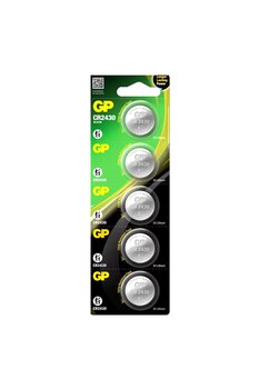 GP Batteries Gp Cr2430-c5 3v Lityum Düğme Pil 5'li Paket