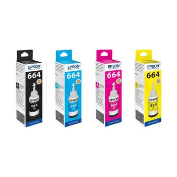 Epson L565 Yazıcı Mürekkep Kartuşu 4 Renk Takım T664