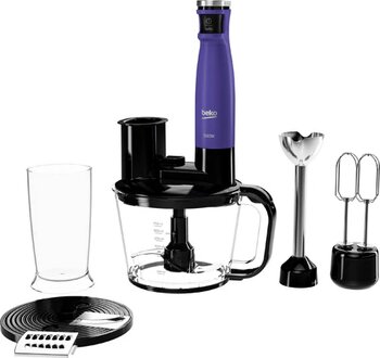 Beko RHB 5050 W Floral 1350 ml 1500 W Mor Blender Seti