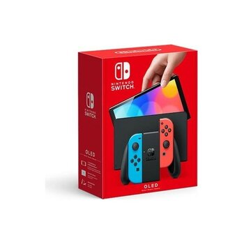 Nintendo Switch Oled Oyun Konsolu Kırmızı-Mavi - G - Kırmızı Mavi