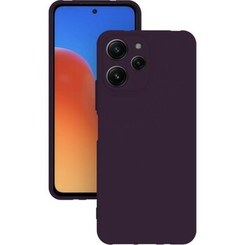 Eonaks Xiaomi Redmi 12 Kılıf Kamera Korumalı Silikon Rubber Arka Kapak - Mor