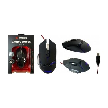 Platoon Xd-1833 Usb Rgb Renkli Oyuncu Mouse Siyah