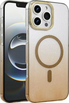 Apple iPhone 16 Pro Glossy Magsafe Kapak - Çöl Titanyum - 1 - Renkli