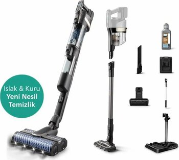 Philips Aqua Trio 9000 Seri XW9463/11 150 W±%10 Kablosuz Dikey Süpürge