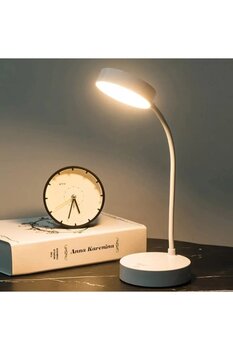 Mashotrend Dokunmatik Şarjlı Dimmer 20 Ledli Çalışma Lambası - 3 Kademeli Ledli Çalışma Lambası - Masa Lambası
