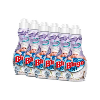 Bingo Soft Konsantre Çamaşır Yumuşatıcısı Sensitive 6 X 1440 Ml