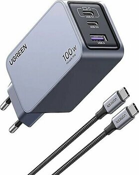 Ugreen Nexode Pro 100 W Type-C Kablolu Hızlı Şarj Aleti