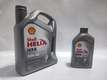 Shell Helix Hx8 Synthetic Motor Yaği 5w-40 5 Litre