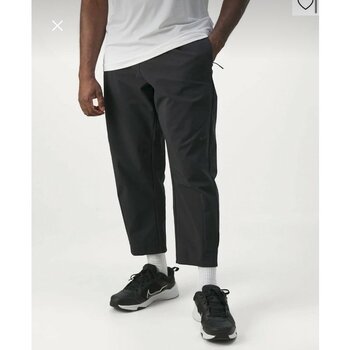 Nike Dri-Fit Performance System Woven Athletic Training Bol Kalıp Siyah Erkek Spor Pantolon FN3014-010 - M
