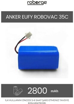 RoborgeAnker Eufy Robovac 35C Robot Süpürge Uyumlu Batarya 2800 Mah - Muadil Ürün