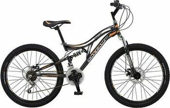 Salcano Hector 26 Md Disk Fren 21 Vites Bisiklet Mat Siyah - Siyah - Turuncu