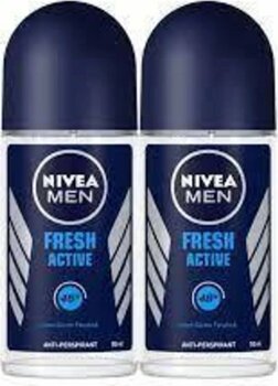 NIVEA Fresh Active Deo Rollon 50ml X2 Adet